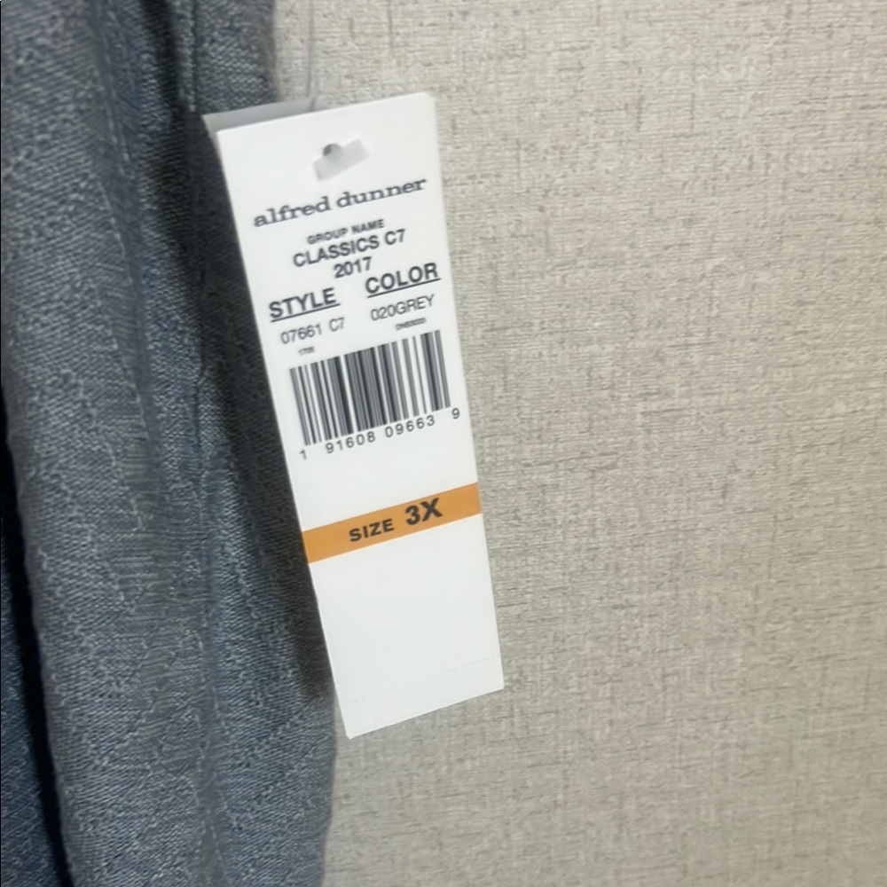 Alfred Dunner Gray Pants 3X